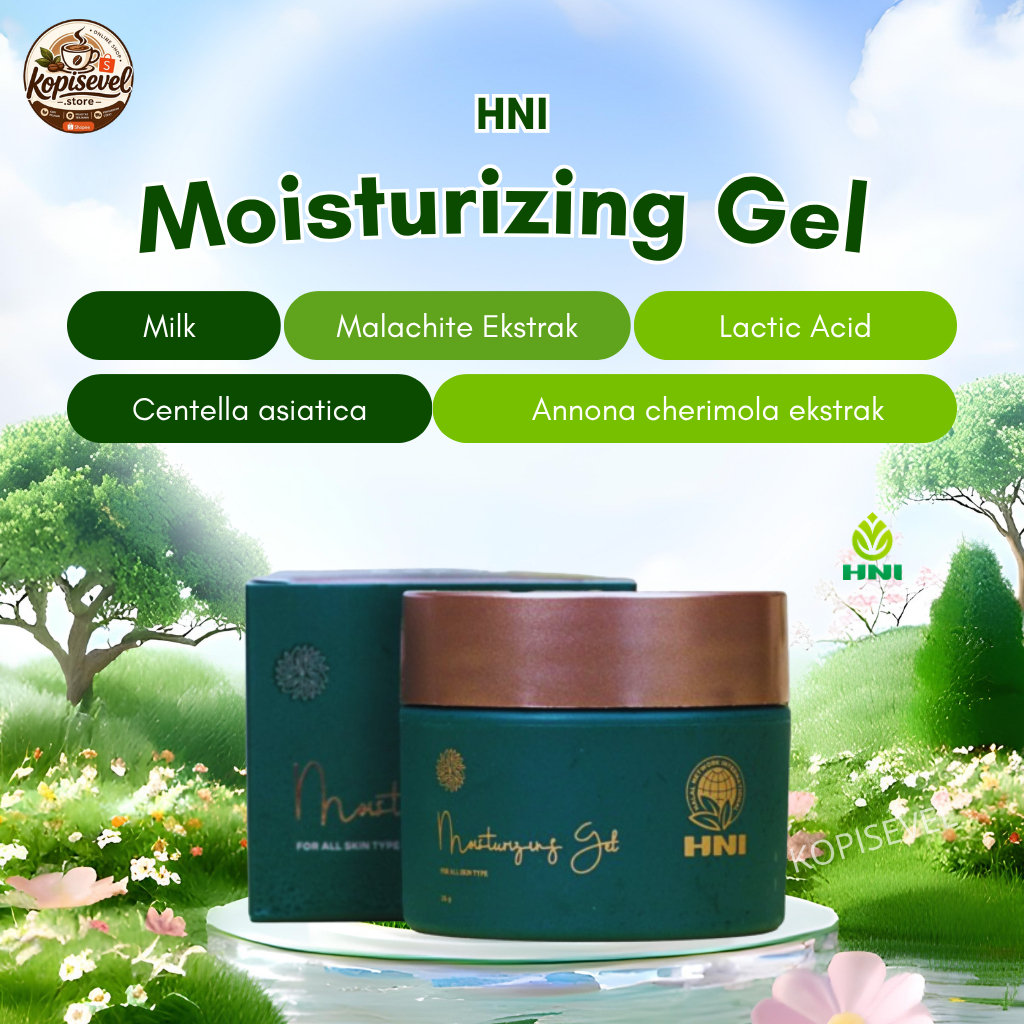 Moisturizing Gel produk kecantikan HNI HPAI, Pelembab Wajah Isi 25gr