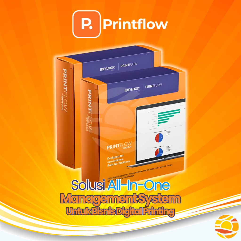 Printflow Solution Software Manajemen Bisnis DigitalPrinting All-In-One Cloud POS Kasir Percetakan W