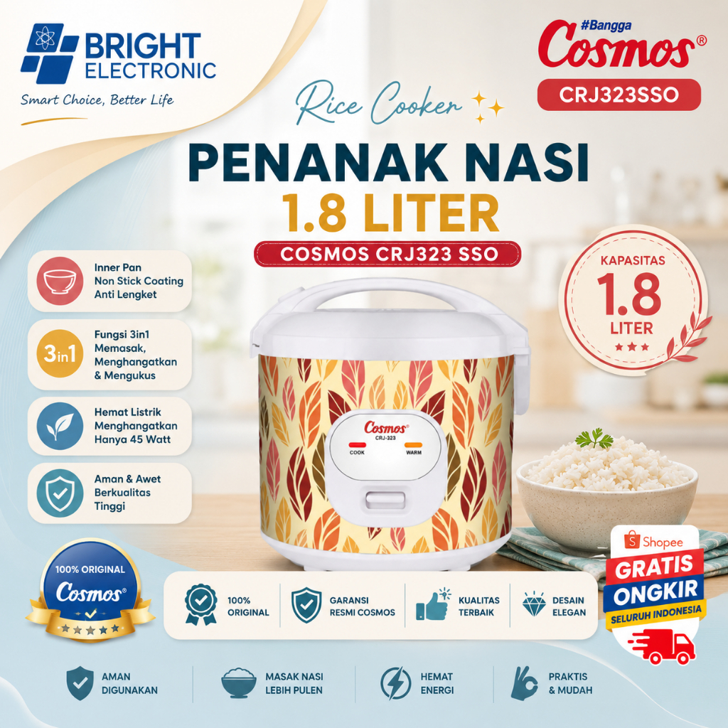 Cosmos CRJ-323S SSO Rice Cooker