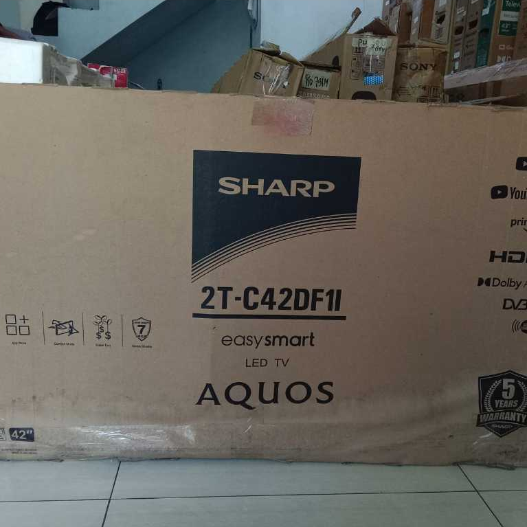 TV LED SHARP 42IN SMART TV BISA NETFLIX YOUTUBE WIFI 371LZ