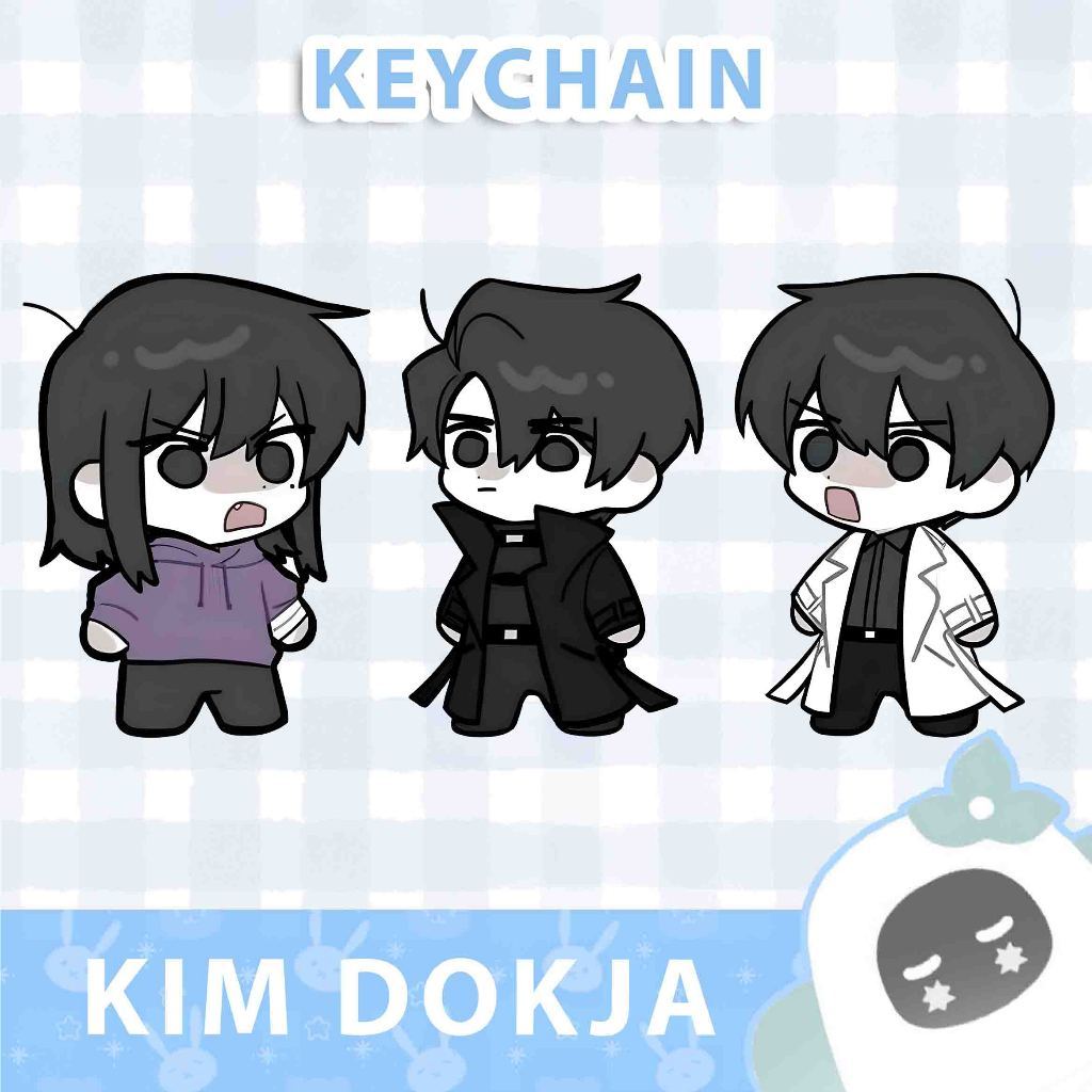 Gantungan Kunci Akrilik / Keychain KIM DOKJA