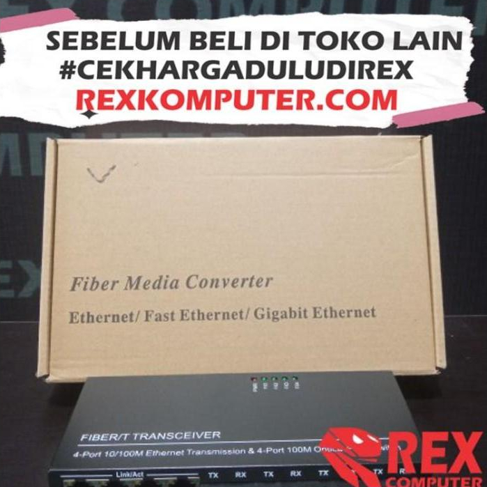 HTB MEDIA CONVERTER 4 FO 4 LAN