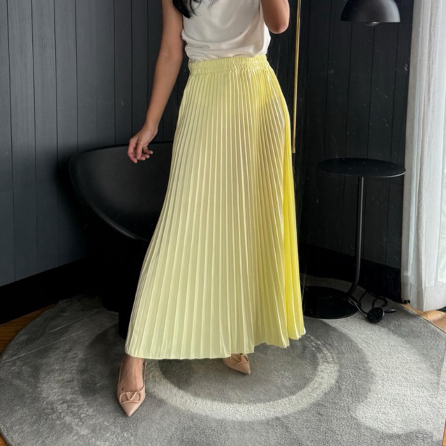 GLITTEN THE LABEL - ROK Plisket MAYUNG Panjang / rok Plisket Premium / Rok Plisket / Rok Mayung / Pl