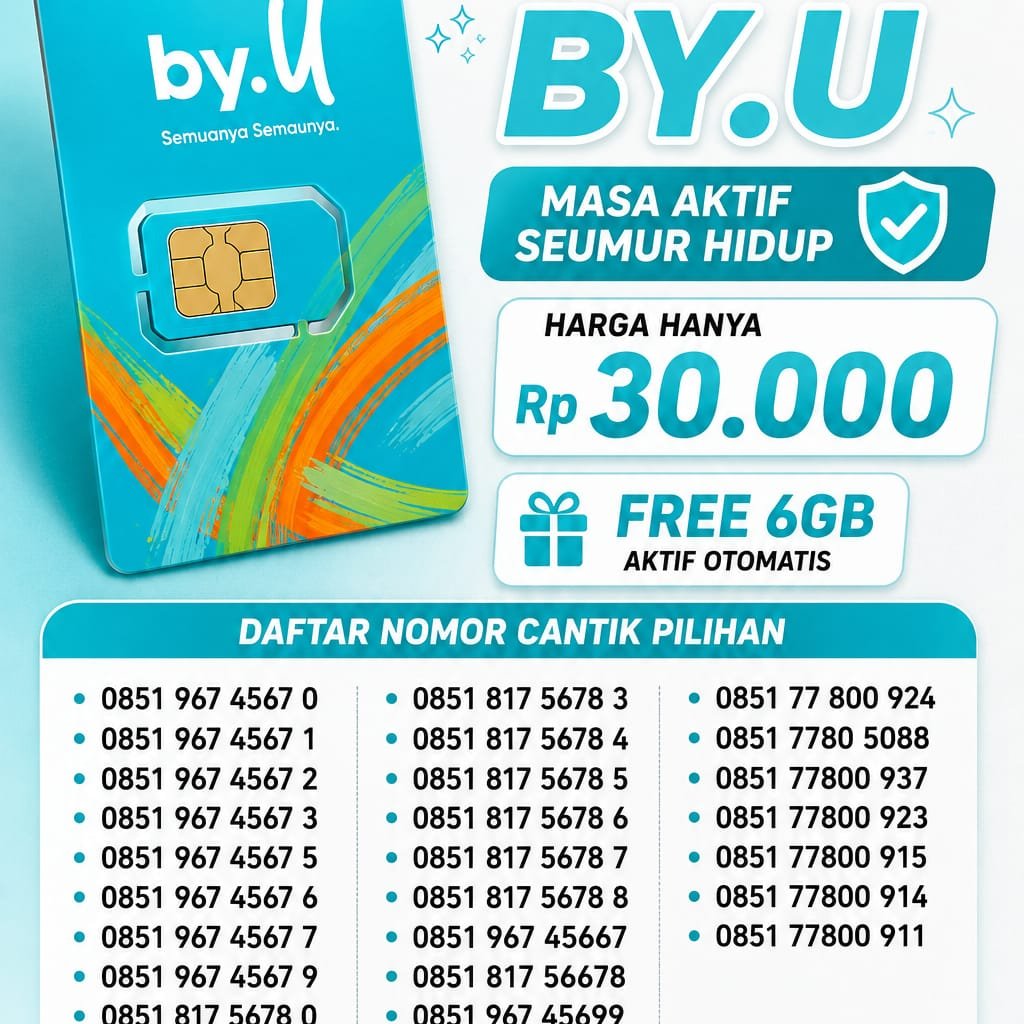 kartu perdana cantik telkomsel simpati 11 angka murah loop as