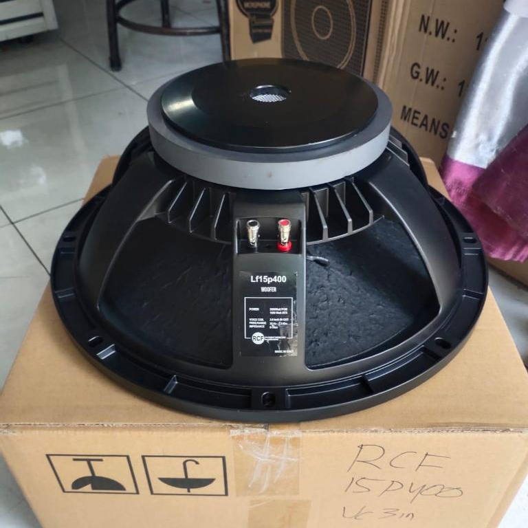 Speaker Komponen RCF 15P400 15 P400 LF15P400 LF 15P400 LF 15 P400 VC 3in Low Mid 15inchi 15in 15 inc