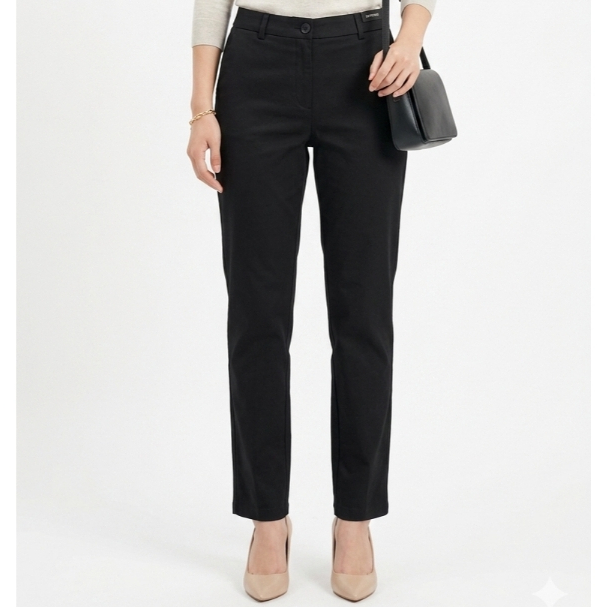 Eprise Chinos Bottom Panjang BLACK TP09 | Celana Panjang Wanita