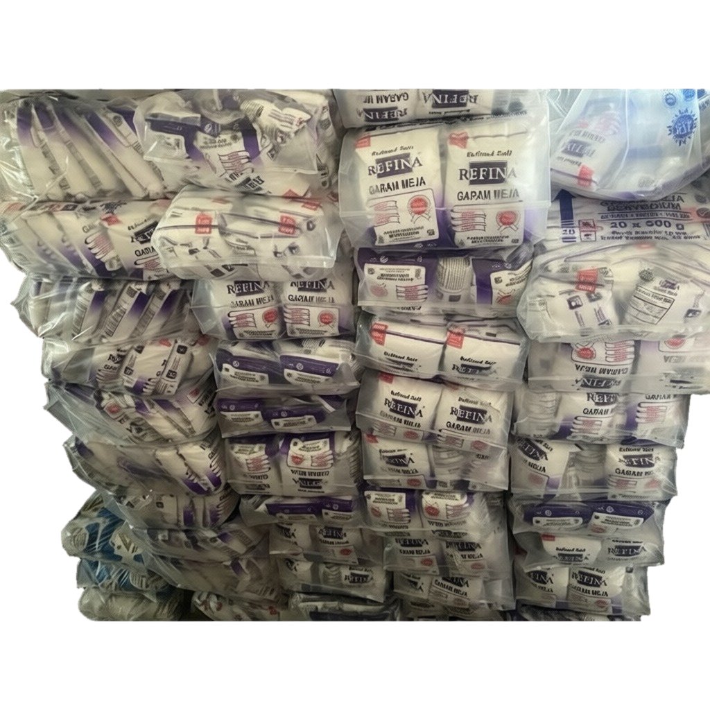 Garam Refina 1 Ball 500gr x 20 pack / Garam Refina 500gr ( 1 BALL)