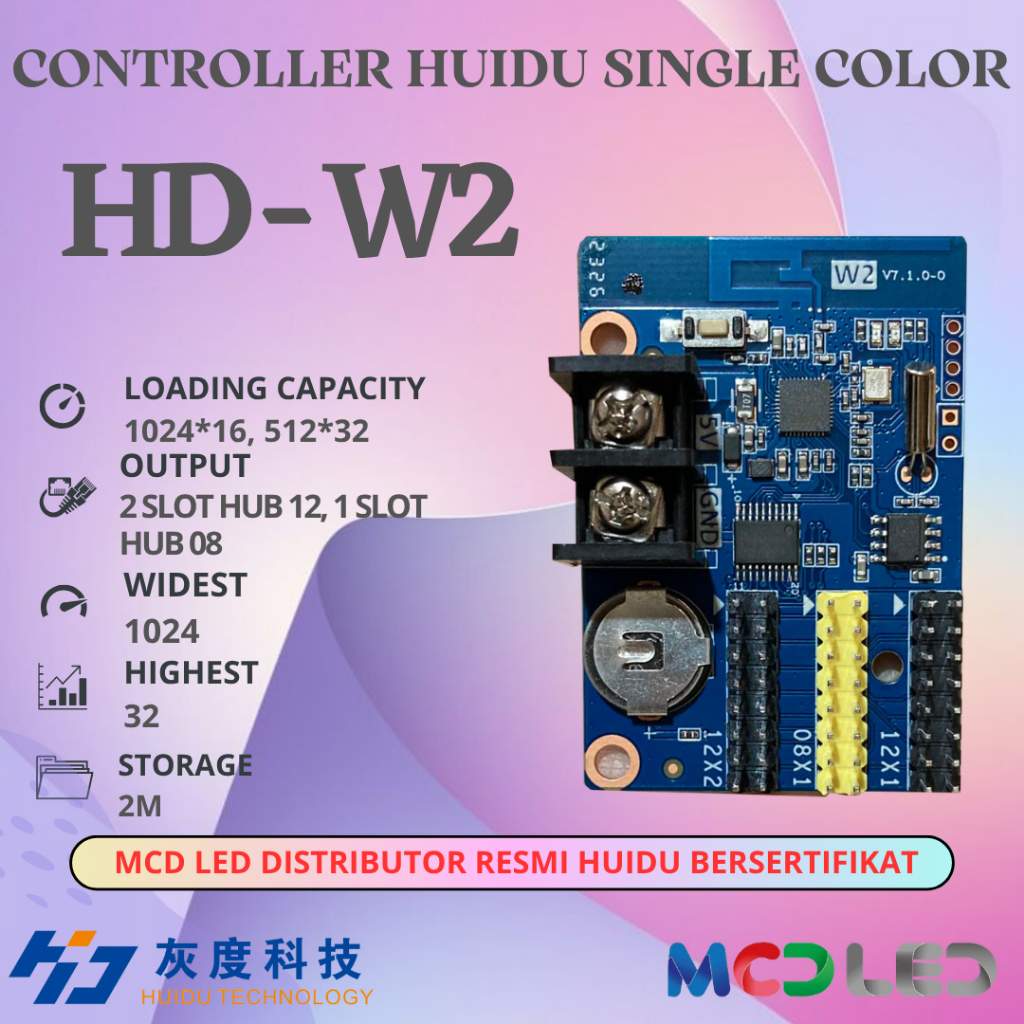 KONTROLER CONTROLLER HD HUIDU SINGLE COLOR HD W00 HD W0 HD W02 HD W03 HD W3A HD W04