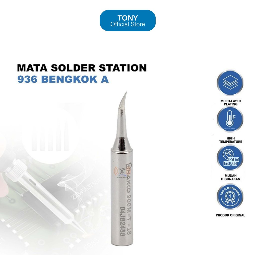 HAKKO 936 MATA SOLDER STATION - MATA SOLDERING BENGKOK A ORIGINAL - SOLDERING TIP UNTUK HAKKO 936
