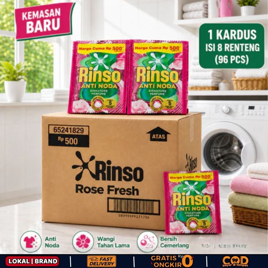 Rinso Cair Sachet Renceng 1 Dus Harga Grosir