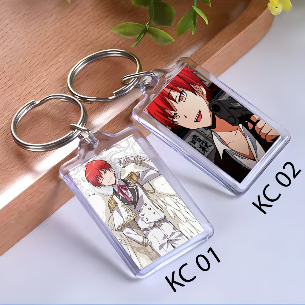 Keychain  Karma Akabane - Keychain Anime  Assassination Classroom - Keychain - Karma Akabane