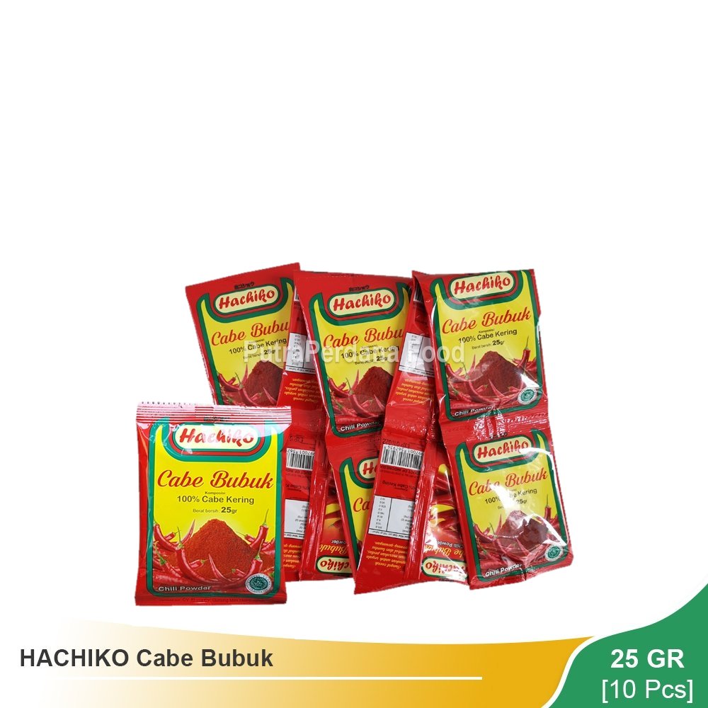 HACHIKO Cabe Bubuk 25gr (10 Pcs) / Cabe Bubuk
