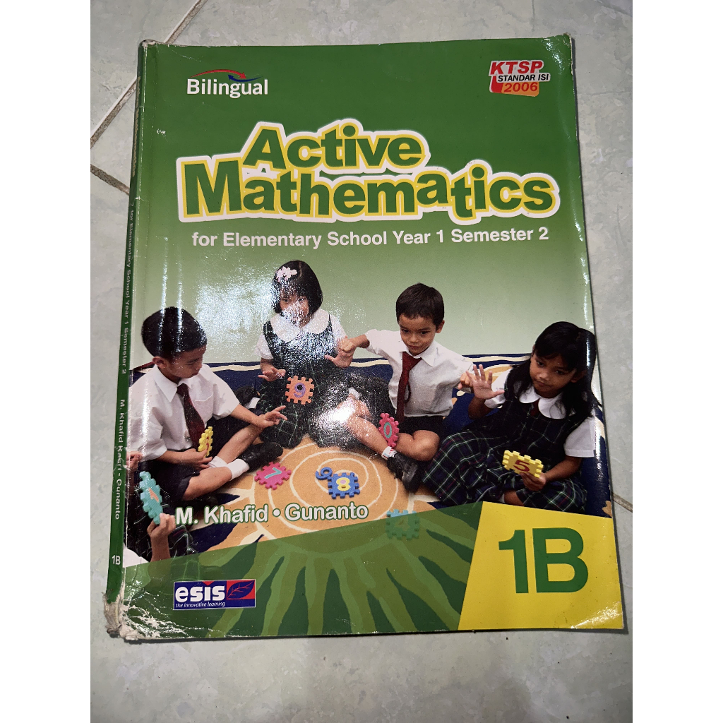 PRELOVED BUKU BILINGUAL ACTIVE MATHEMATICS KELAS 1 SEMESTER 2 PENERBIT ESIS (ERLANGGA GROUP)
