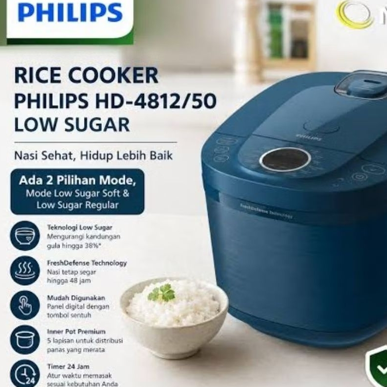 CLEARANCE SALE DISKON PHILIPS RICE COOKER MAGIC COM DIGITAL HD4812 HD 4812 /50 /30 4812/50 4812/30 L