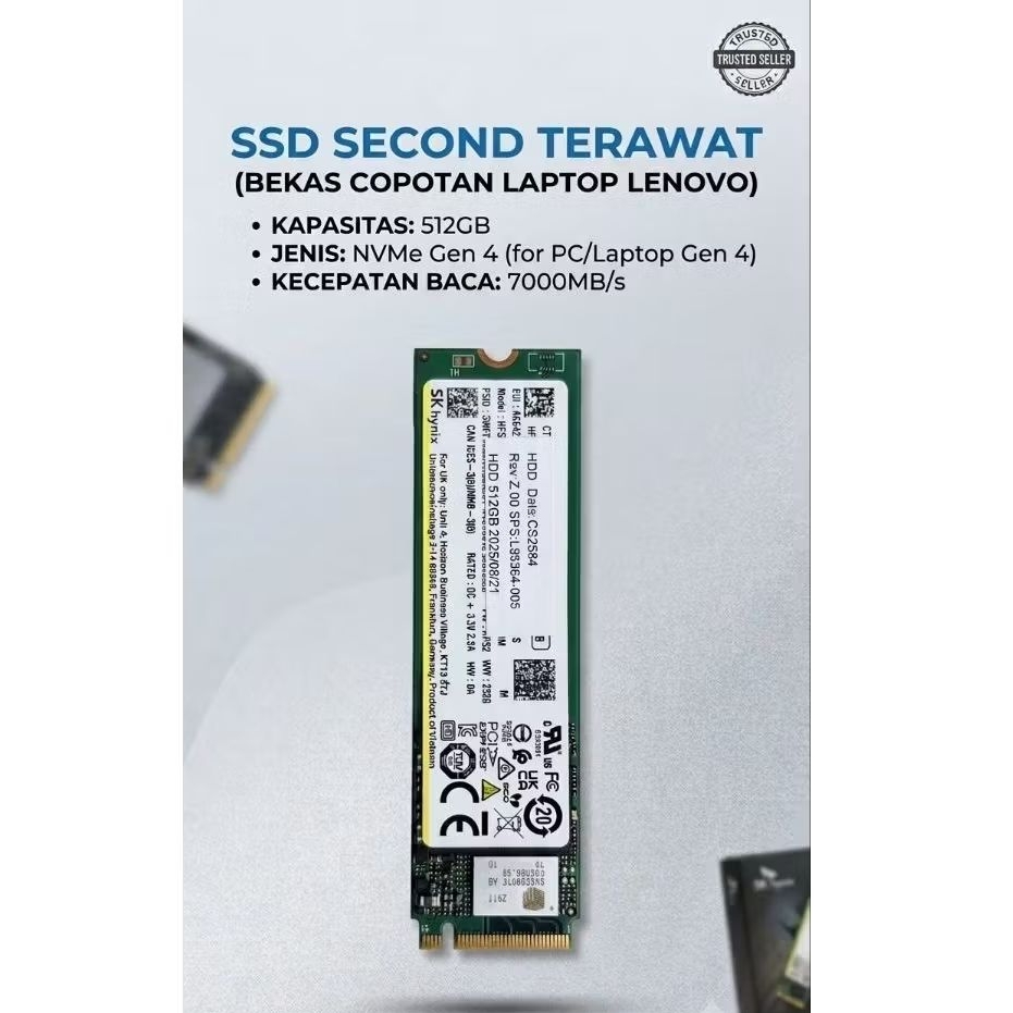 SK Hynix SSD Nvme Gen 4 7000 mb/s