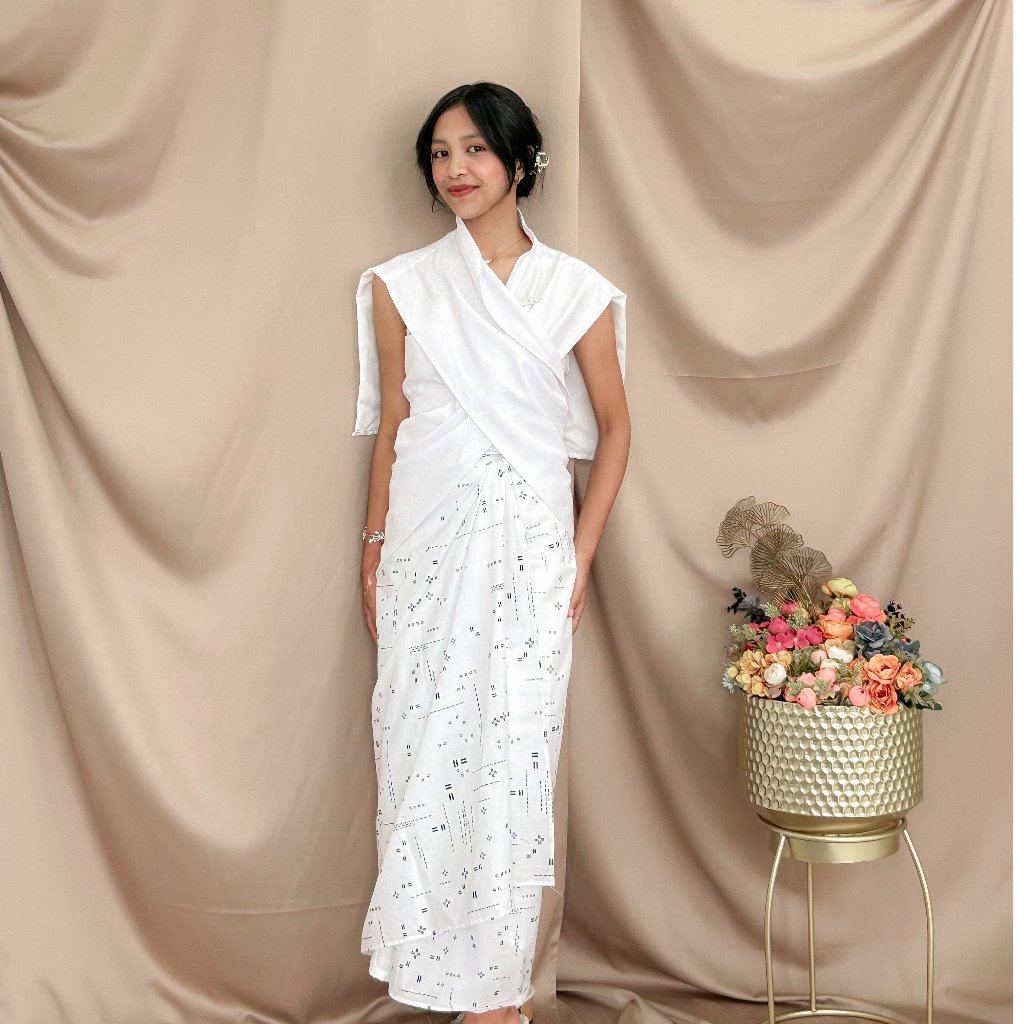 AGAFIA - TIRA SERIES - ONE SET OUTER/ ONE SET WANITA/ OUTER DAN ROK BATIK  PREMIUM - KATUN BATIK DOB