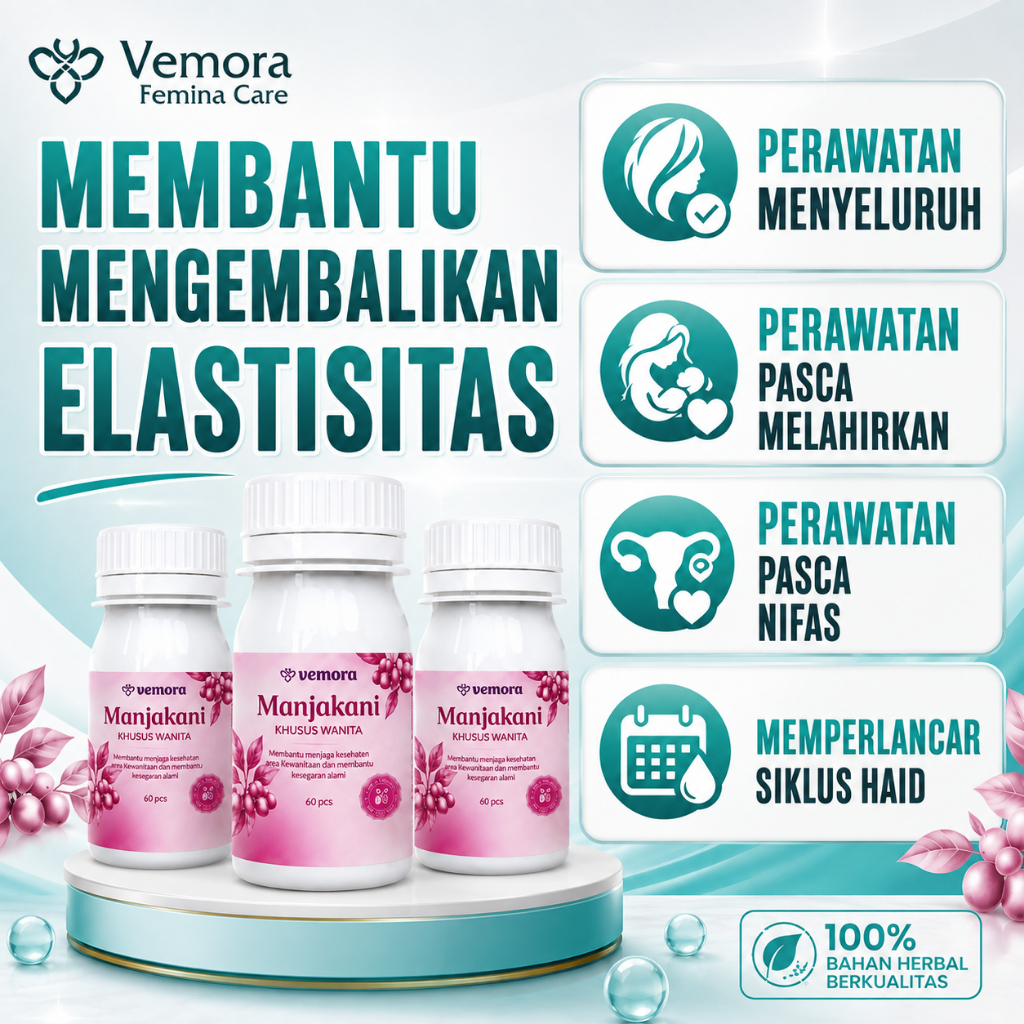 HERBAL WANGI RAPET FRESH Vemora Manjakani - Pil Manjakani Paket Gurah MIss V & Perawatan Maximal