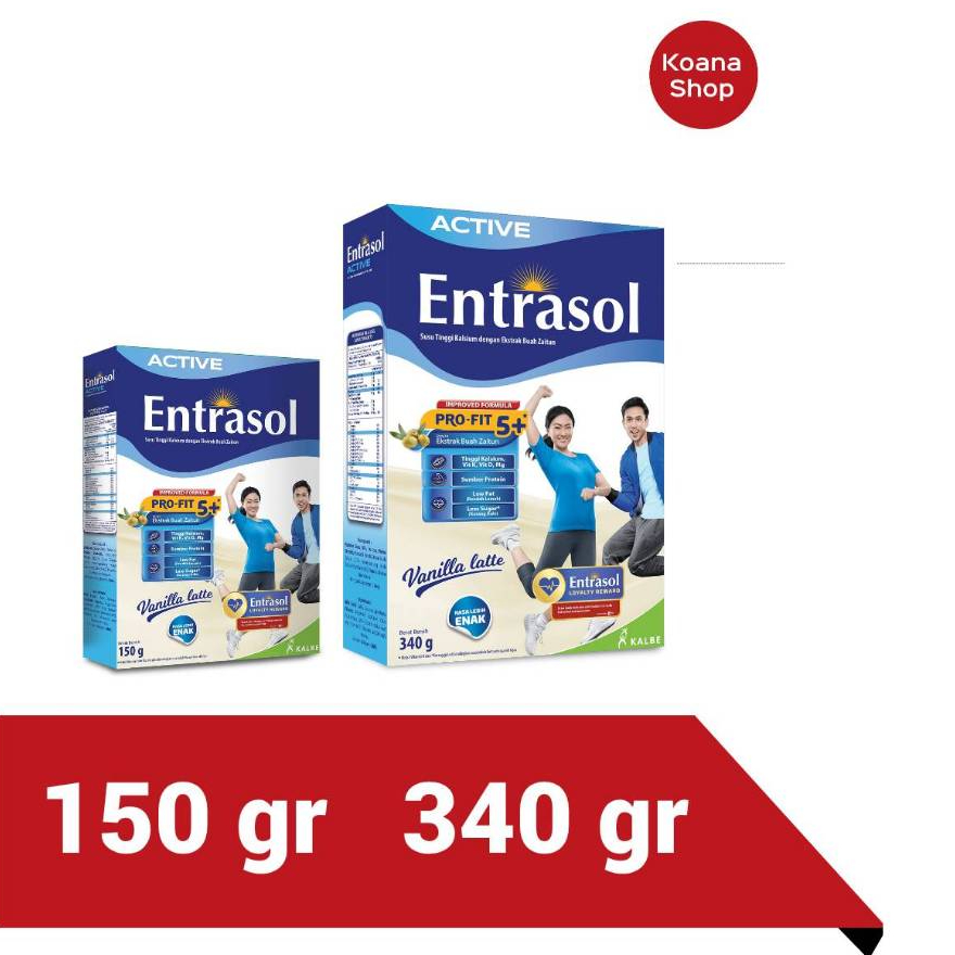 Entrasol Active Susu Bubuk Nutrisi Dewasa