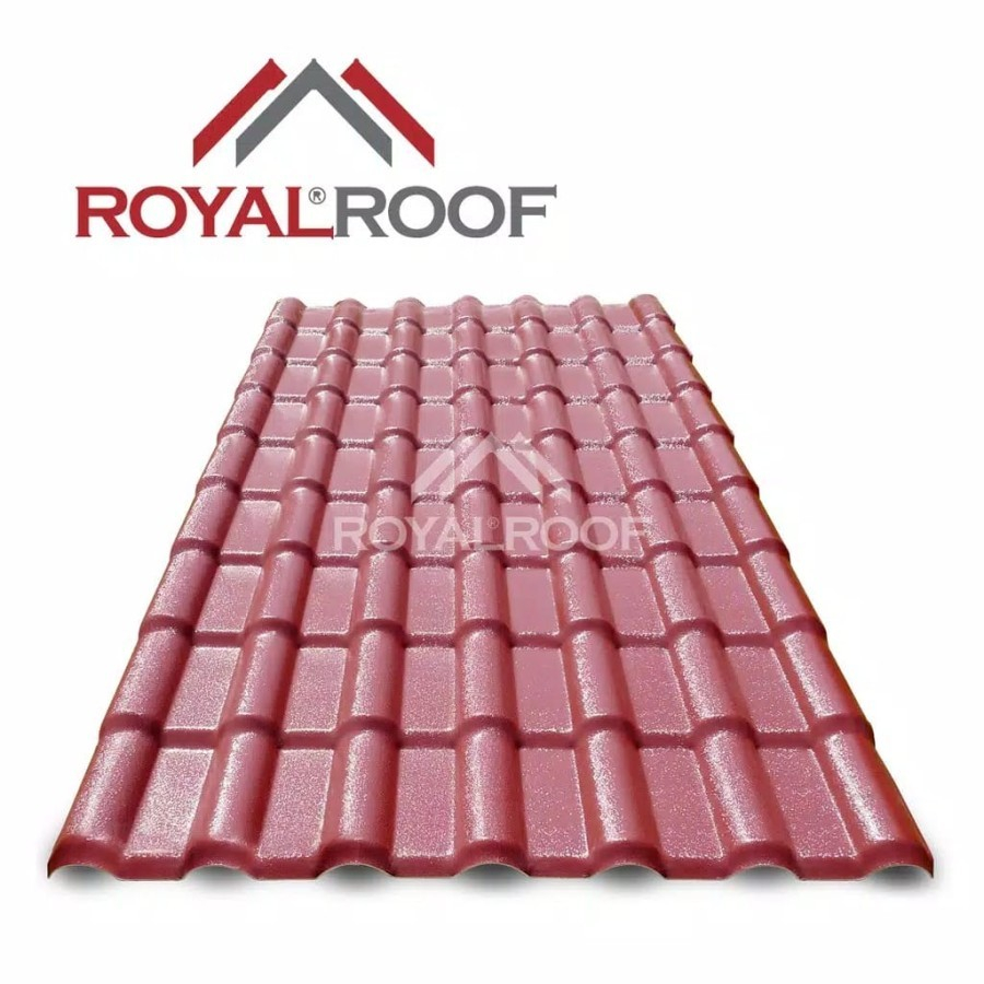 Atap uPVC single layer RoyalRoof atap genteng