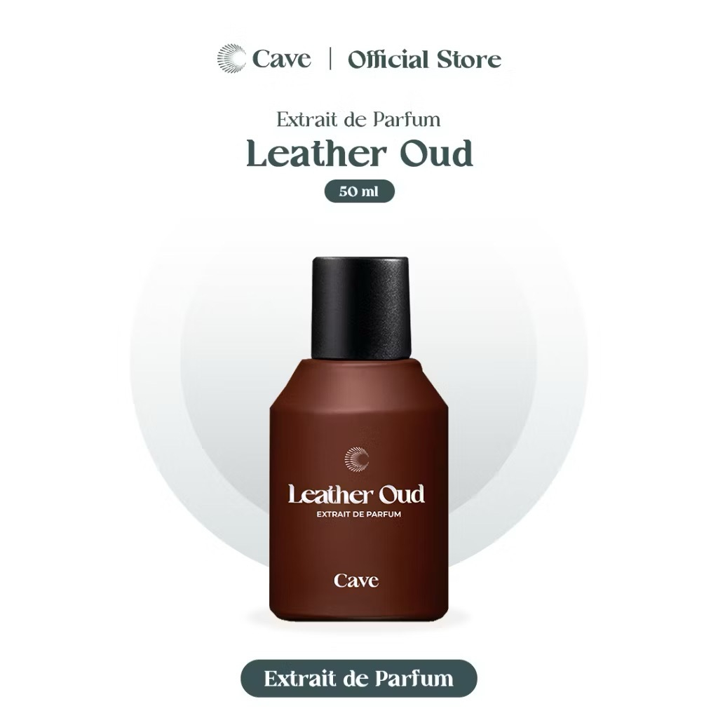 LUCKYMALL BPOM Cave Leather Oud Extrait de Parfum 50 ml Pria Oud Woody Leather