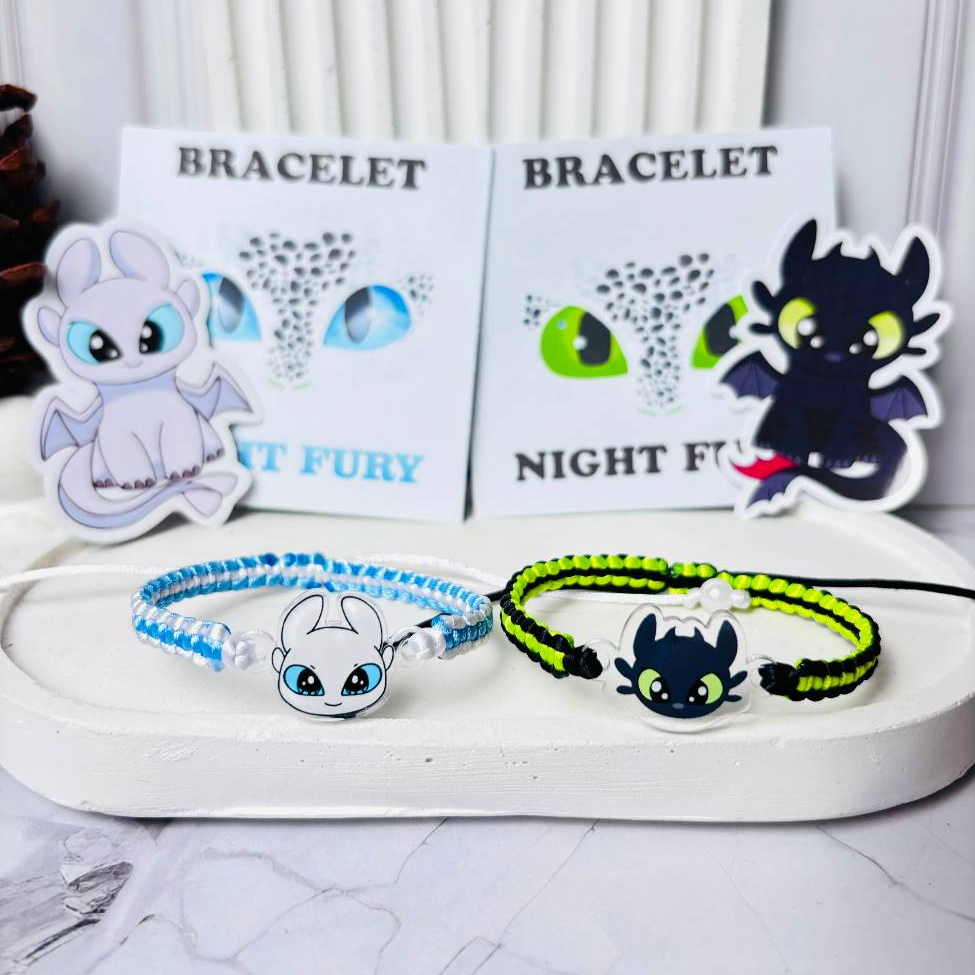 Gelang Couple Night Fury & Light Fury