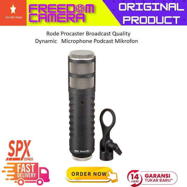 Rode Procaster Broadcast Quality Dynamic Microphone Podcast Mikrofon