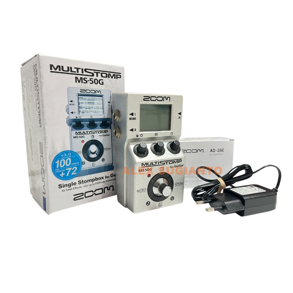 [BEKAS] HARGA NETT EFFECT ZOOM MS-50G MS50G EFEK GITAR MS 50G MS50 G MS 50 G