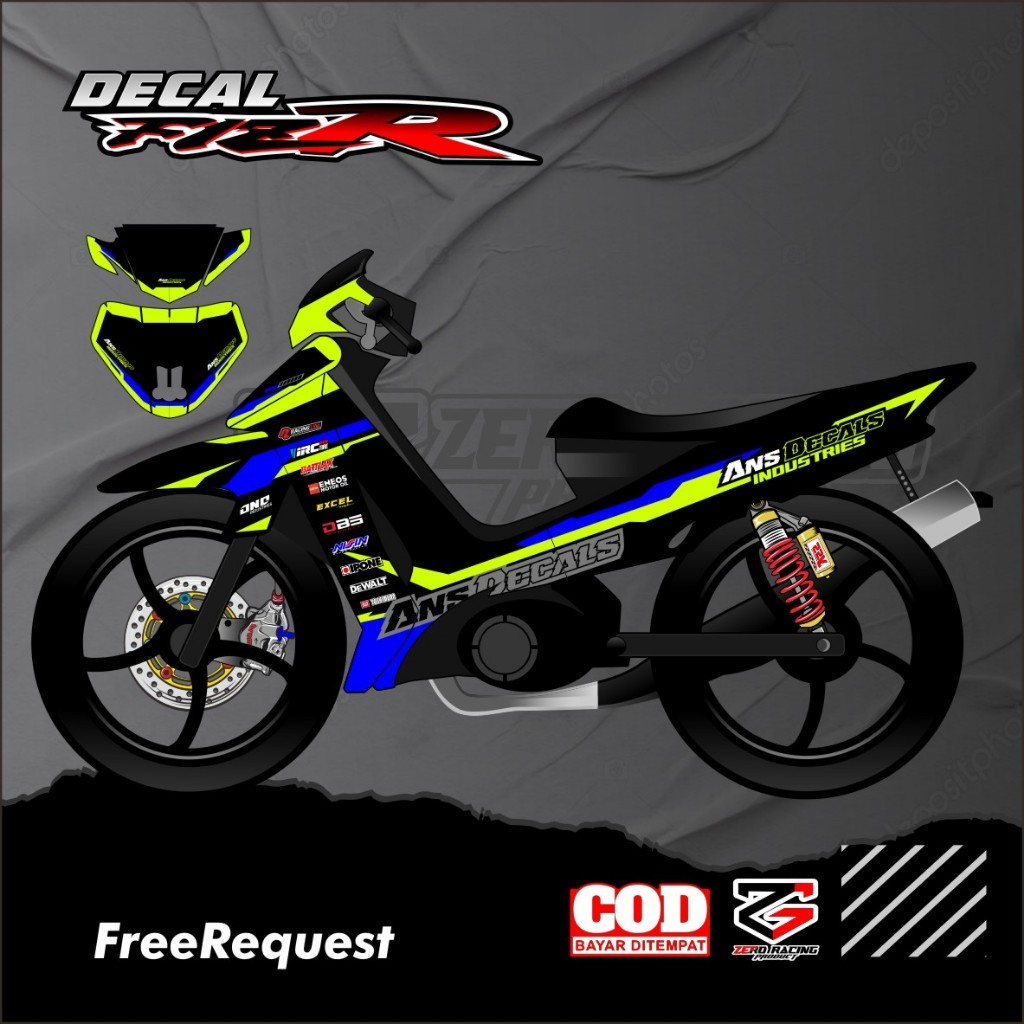 DECAL MOTOR FIZ R STIKER PELINDUNG FIZ R DECAL FULL BODY CUSTOM