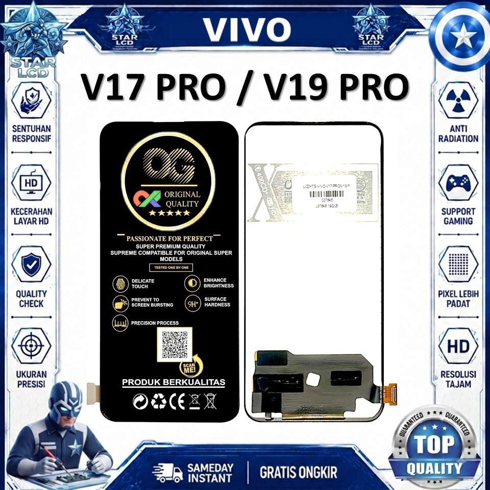 LCD TOUCHSCREEN VIVO V17 PRO / V19 PRO ORIGINAL FULLSATE