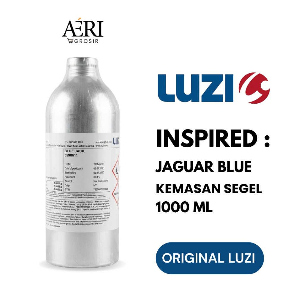 Bibit Parfum Blue Jack Parfum Luzi Original - Kemasan Segel Pabrik 1 Kg