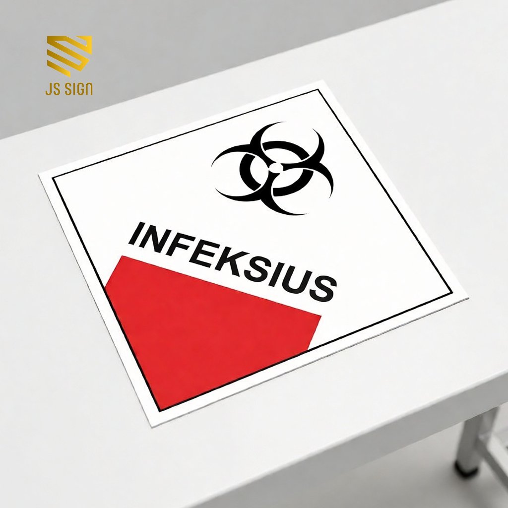 STICKER SIMBOL LIMBAH B3 - INFEKSIUS