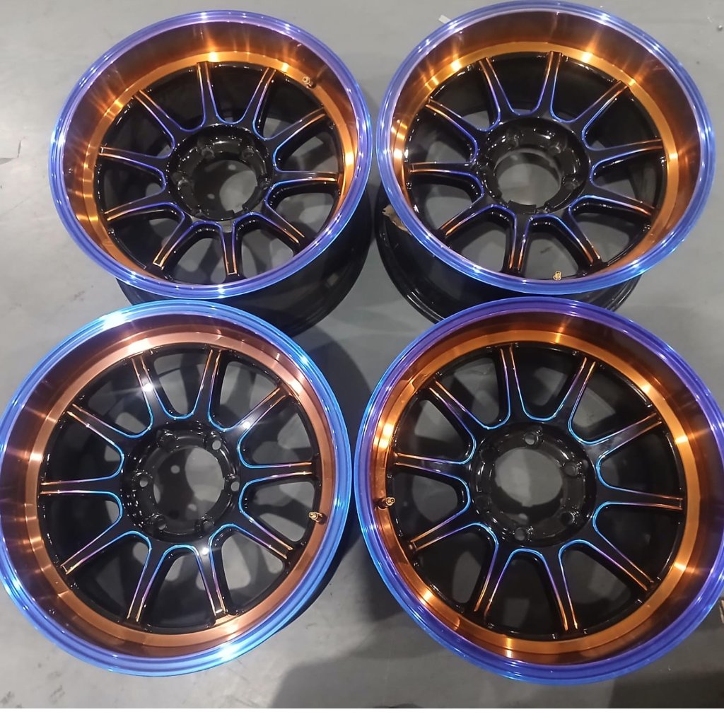 Velg second hsr toboali ring 18 6x139 cocok fortuner pajero hilux triton dll