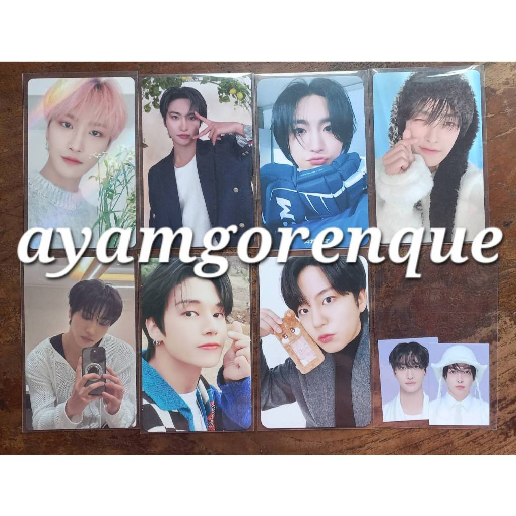 PHOTOCARD PC ATEEZ SEONGHWA WOOYOUNG JONGHO READY STOCK OFFICIAL