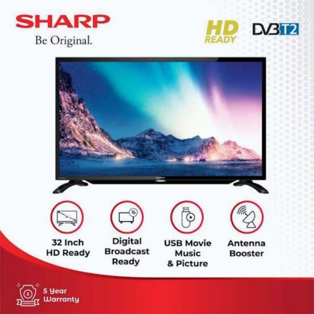 Digital TV SHARP Aquos 32" inch HD Ready 2T-C32DC1i/2T-C32HD1500i/2T-C32GD1500i