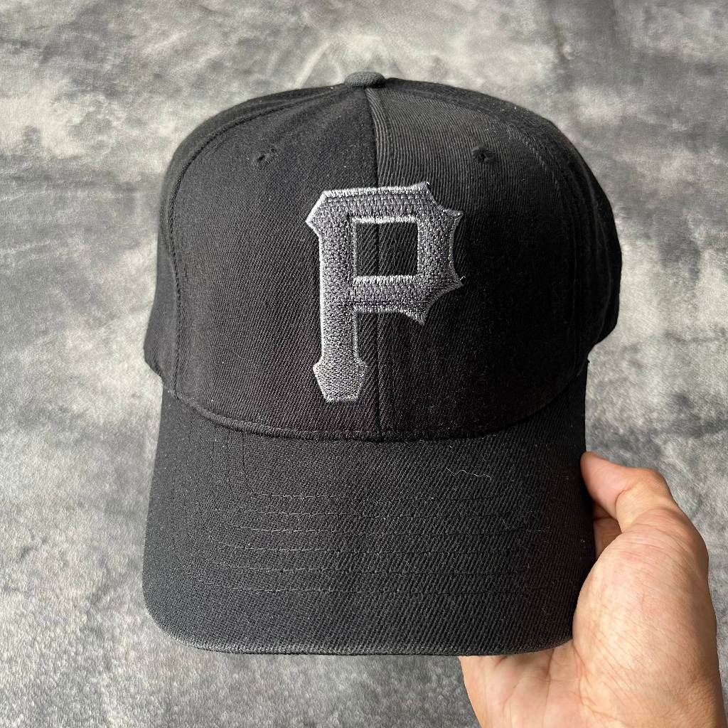 Topi MLB Pittsburgh Pirates P Hitam Cap Major League Baseball Original