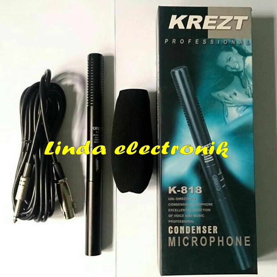 mic condensor mic krezt k818 krezt k 818 garansi resmi original