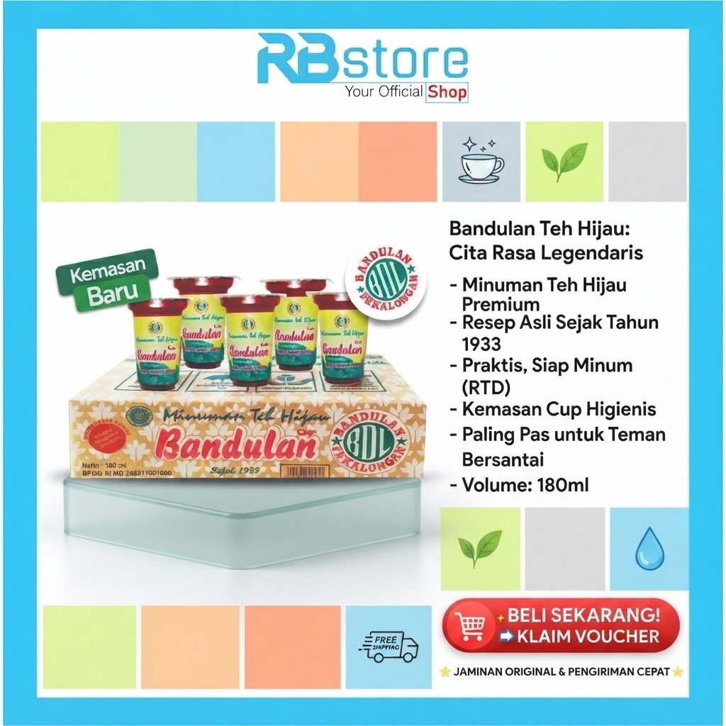 Teh Bandulan Cup (Gelas) 160ml DUS isi 24Cup