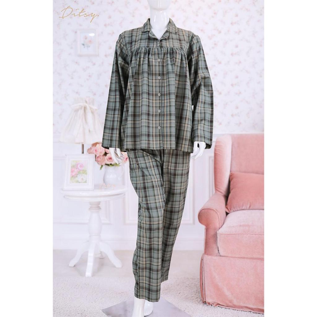 VICHY SAGE GREY PAJAMAS SERIES 3 BY DITSY OFFICIAL