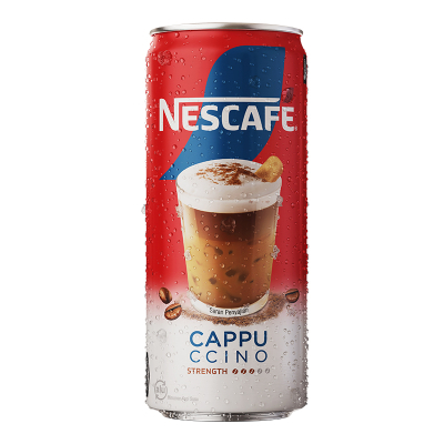 NESCAFE Cappuccino Kopi Kaleng 220ml 1 Dus isi 24 kaleng
