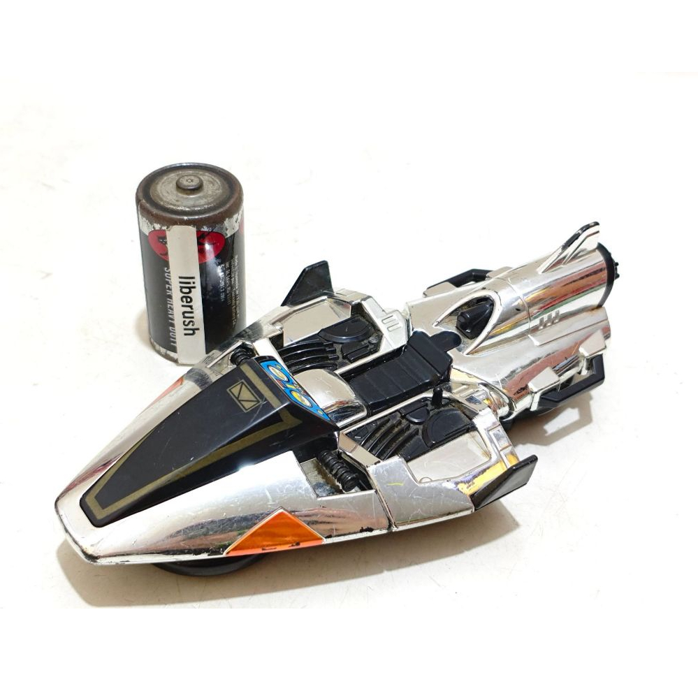 Vintage bandai auto slider galaxy cycle glider denji sentai megaranger for mega silver action figure