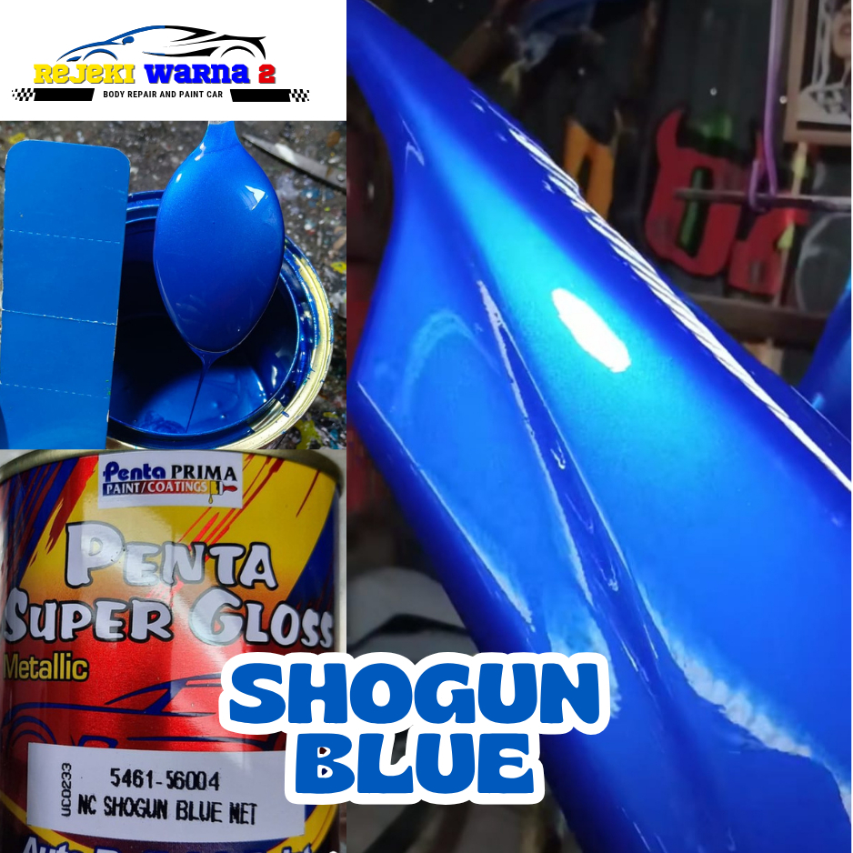 Cat Biru Sogun Metalic NC SHOGUN BLUEMet -Cat Mobil Motor Sepeda