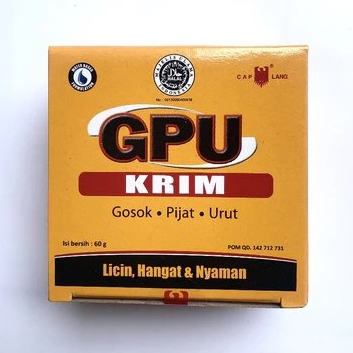 GPU Krim 60 gram (kecil) Krim Balsem Gosok Pijat Urut