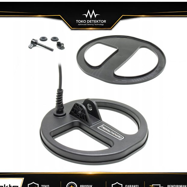 Nokta Coil SP22 (Resmi) - Nokta Makro Waterproof DD Search Coil SP22 untuk Nokta Simplex+ / Simplex 