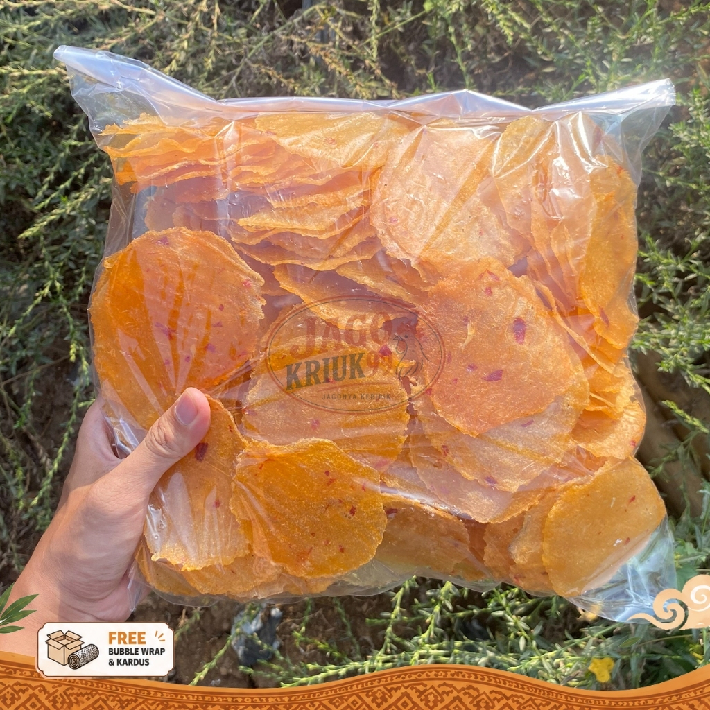 Kerupuk Enye Pedas Kicimpring Jago Kriuk99 Super Kriuk Gurih Asli Sukabumi