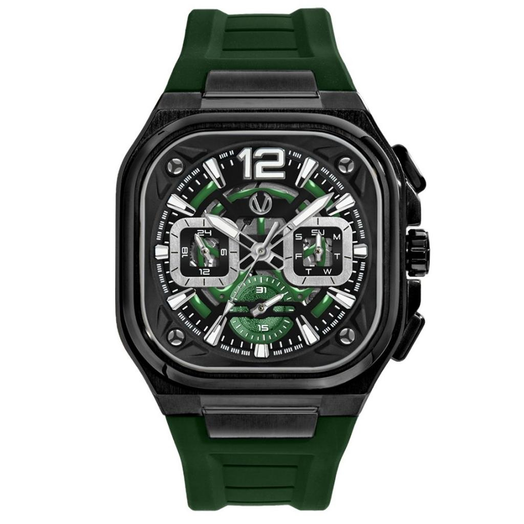 Jam Tangan Pria Christ Verra CV 109068 Analog Christ Verra 109068 Rubber Strap