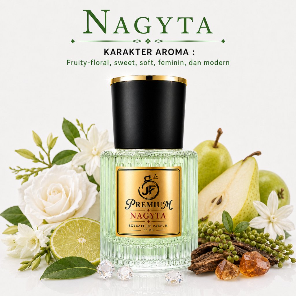 NAGYTA Parfum Wanita Tahan 12-24 Jam | Extrait de Parfum - JF Parfum