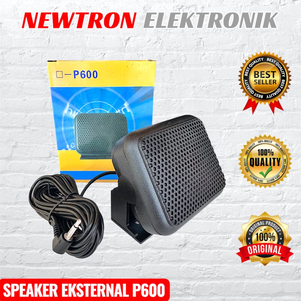 Speaker P600 HT IC V80 V86 ICV80 ICV86 Extra External Eksternal Spiker Radio Rig Mini SSB HF IC 718 