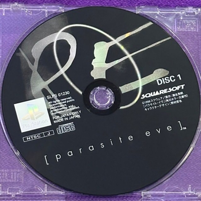 kaset game ps1 ori japan parasit eve (2 cd)