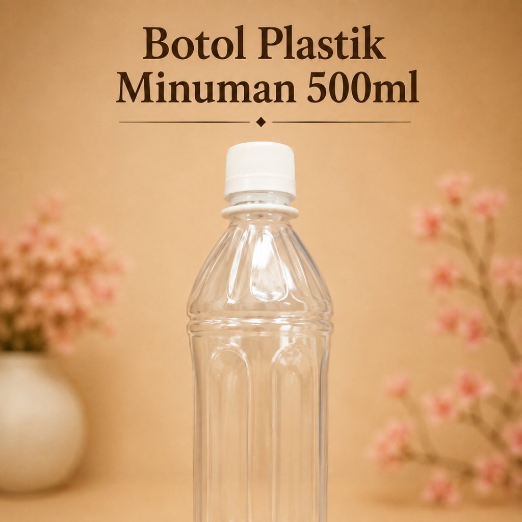 Botol plastik minuman/Botol laundry/foodgrade 500 segel