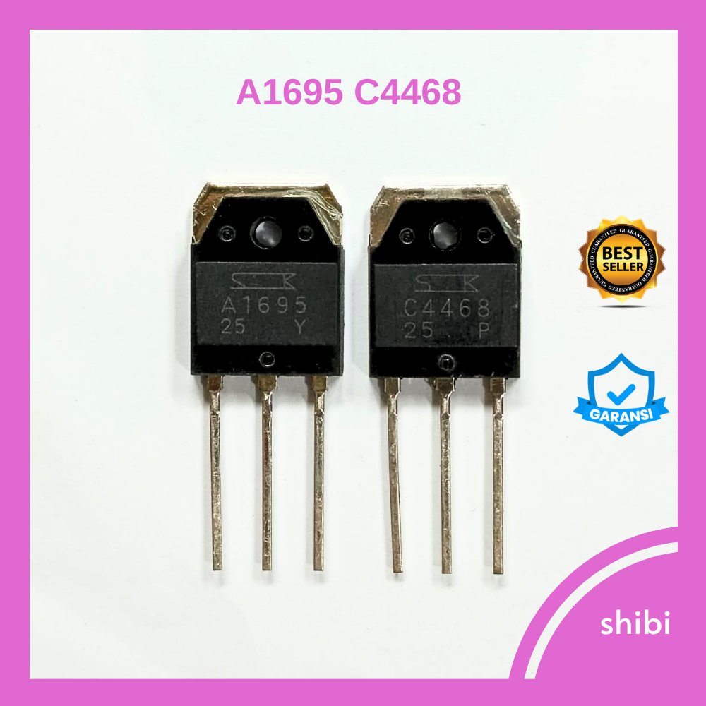 A1695 C4468 SEPASANG GARANSI SANKEN A 1695 C 4468